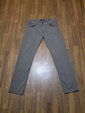 Mavi Marcus Slim Straight Olive Green Pants Mens 34x34 Made in Turkey Stretch